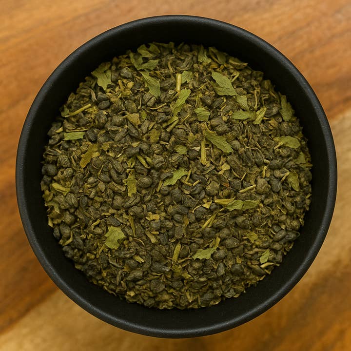 LA Herb - Vendita all'ingrosso Tè sfusi - Tè Verde alla Menta Marocchina (Camellia Sinensis)
