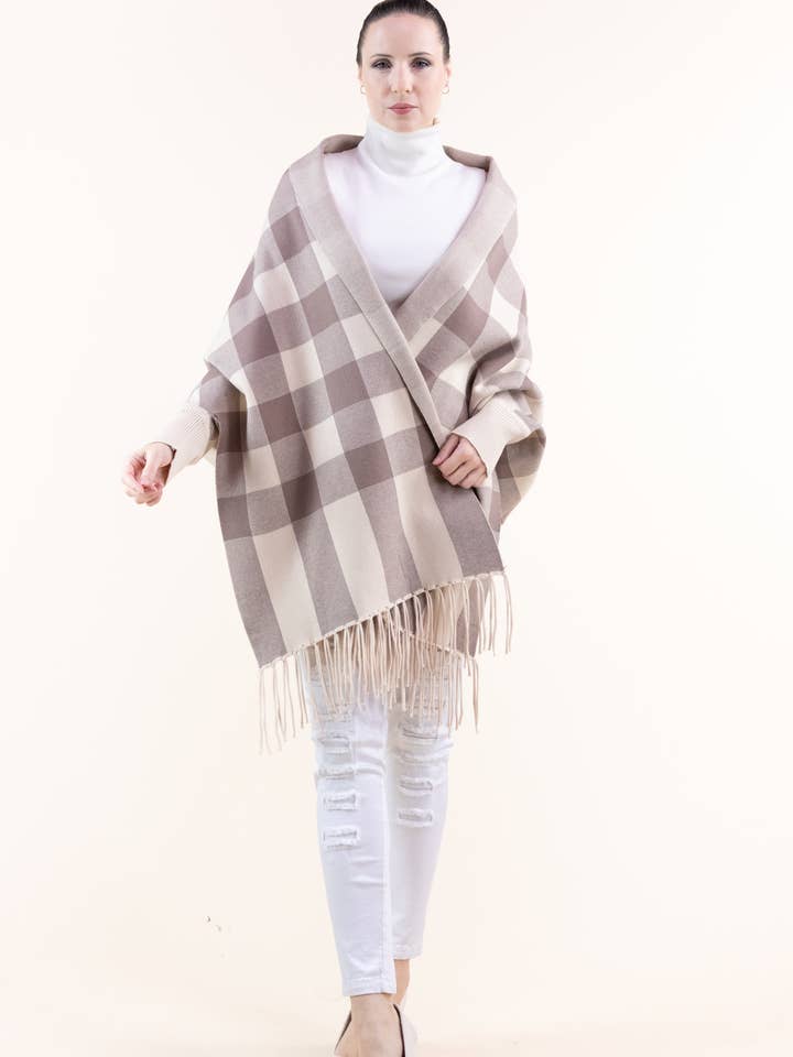 Flannel Sweater Shawl Scarf Cardigan for wholesale by Original USA