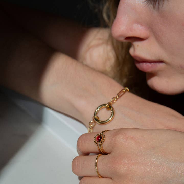 manore paris - Wholesale Band/Stacked Ring - Kleber - Bague4