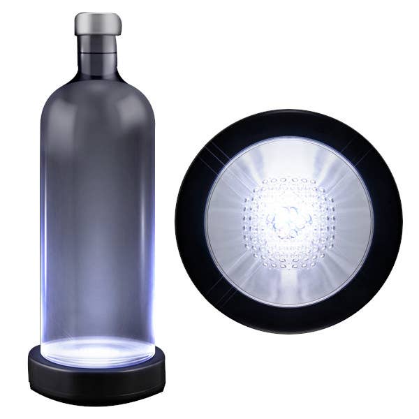 Blinkee.com, LLC - Wholesale Coasters - LED Switch Activated Bottle Base Light Display Coaster