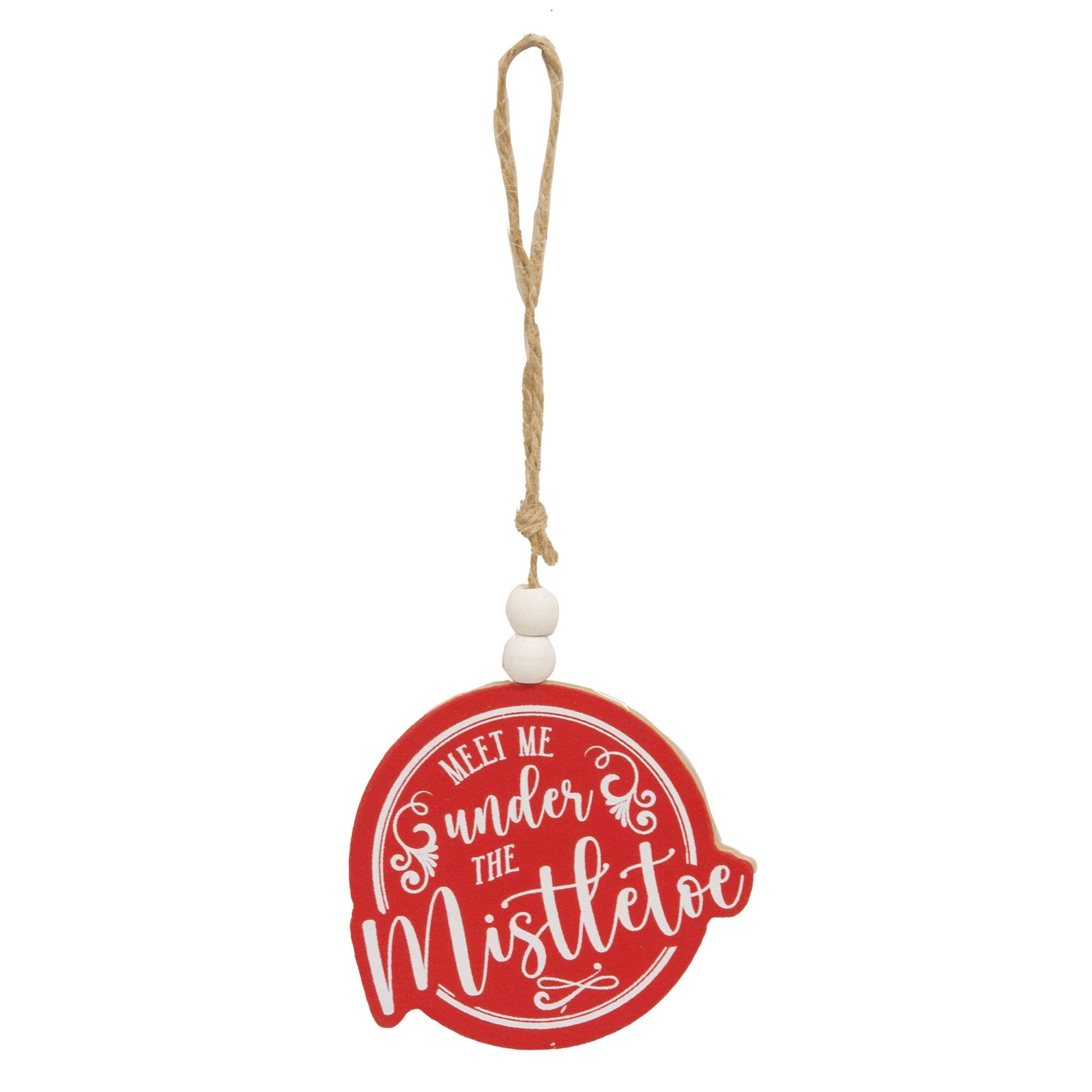 Col House Designs – wholesale Ornament set – 3/Set, Merry Little Christmas Beaded Ornaments4