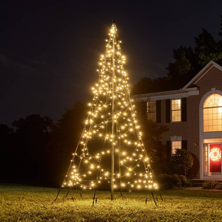 Fairybell Outdoor Tree 10ft | 360 LED lights | Pole Included for wholesale by Fairybell