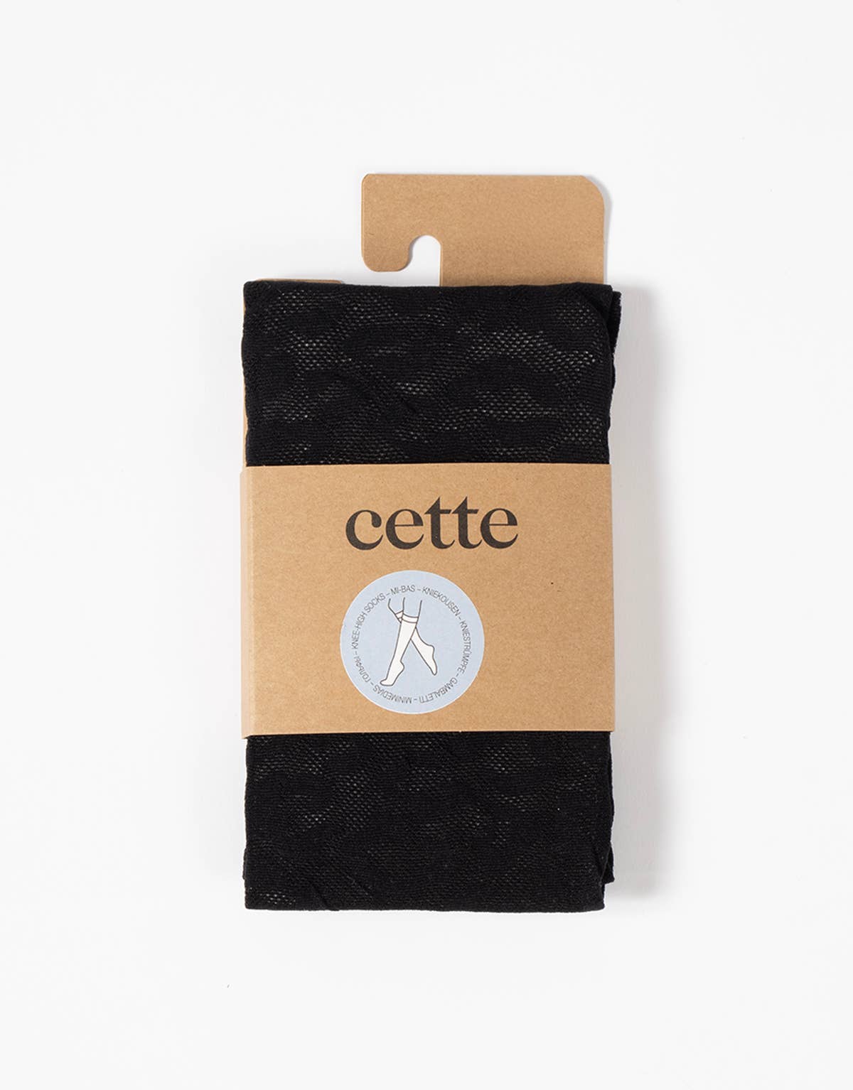 Preto Meias Altas Lepard, Meias Transparentes, Meias MicroNet para venda a revendedores na Faire4