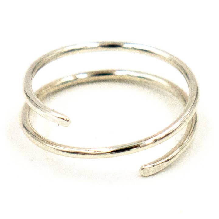 Silber Wrap Midi-Ring für den Großhandel von Rockhaus Metals