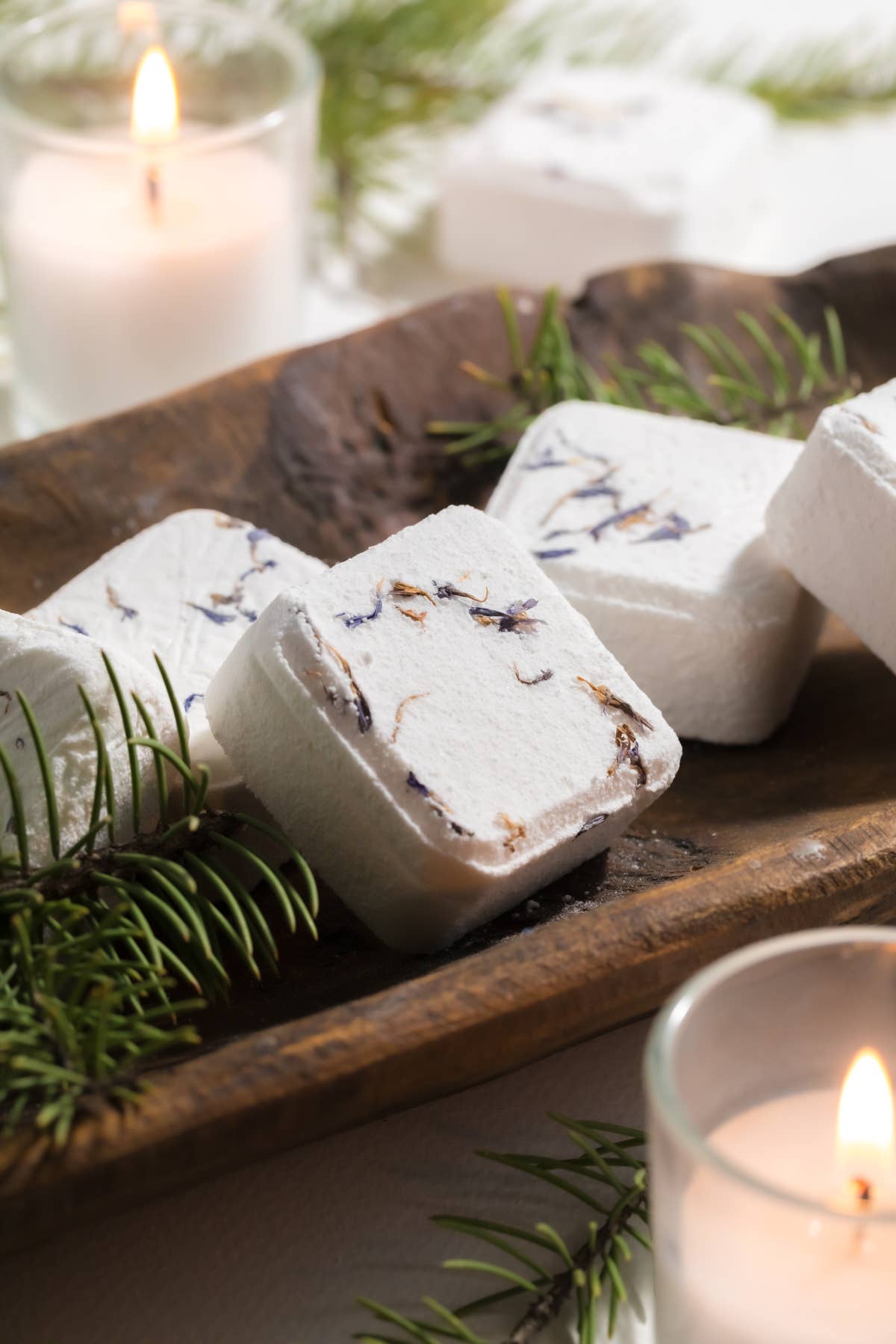 Wildflower Rituals - Wholesale Shower Steamer/Bomb - Solstice Botanical Shower Steamers - Cypress Frankincense2