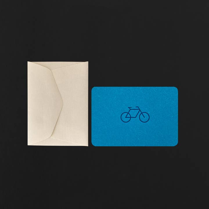 le typographe - Wholesale Stationery/Notecard Set - VELO mini card + white mini envelope