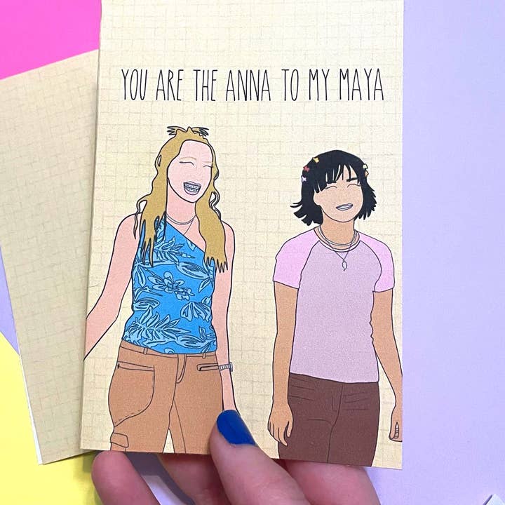 Misc. By Darrian - Wholesale Valentine's Day Card - PEN15 Hulu Anna + Maya Galentine's / Valentine's Day Friends