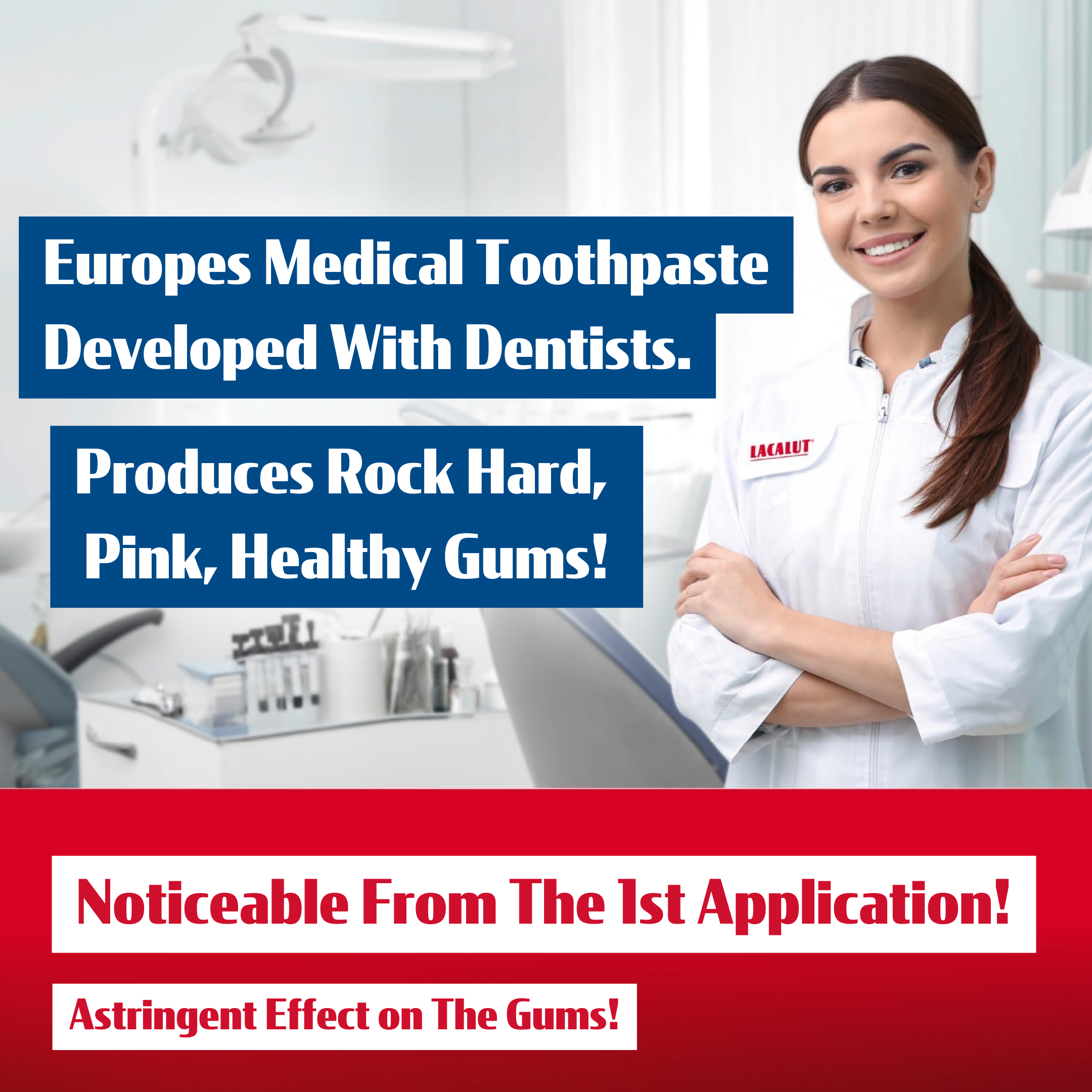 LACALUT - WHOLESALE - Wholesale Toothpaste - LACALUT Aktiv 75ml - RRP $13.956