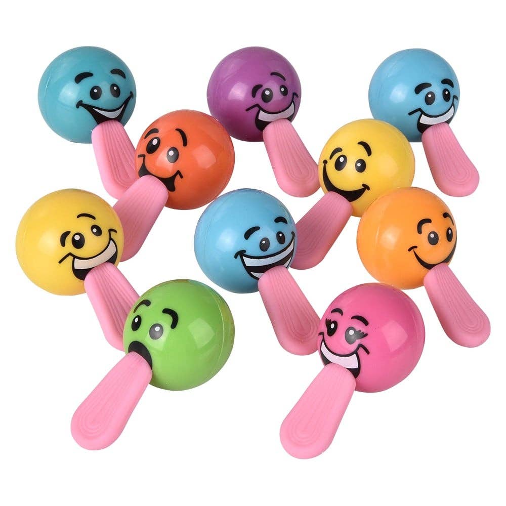 La Luna Bella - Toys - Wholesale Classic Toy - Kids - 1.25" STRETCH TONGUE SILLY FACE BALL (50PC/UN) LLB kids toys1