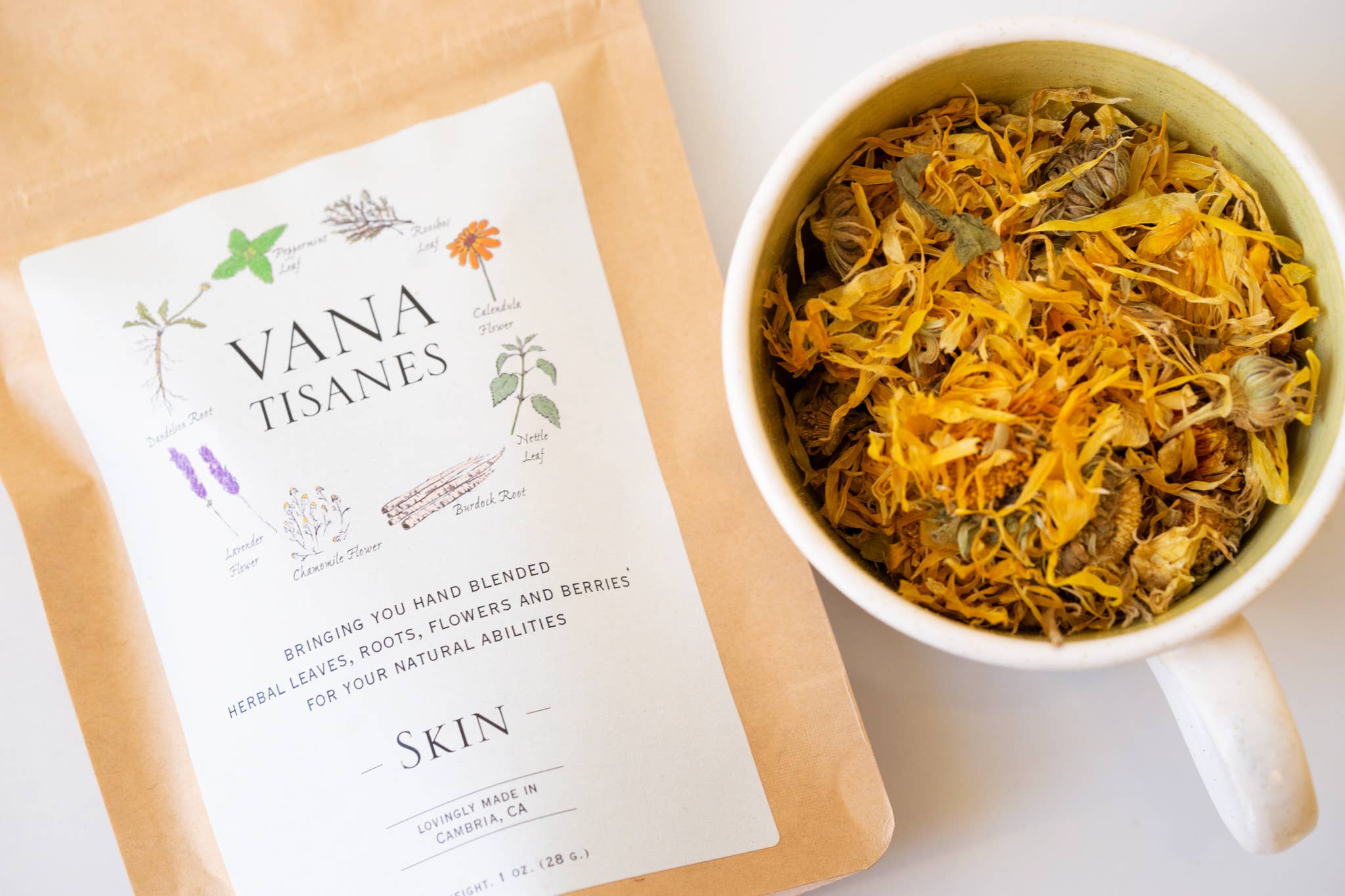 Vana Tisanes - Venta al por mayor Tés saludables/desintoxicantes - Té Herbal para la Piel5