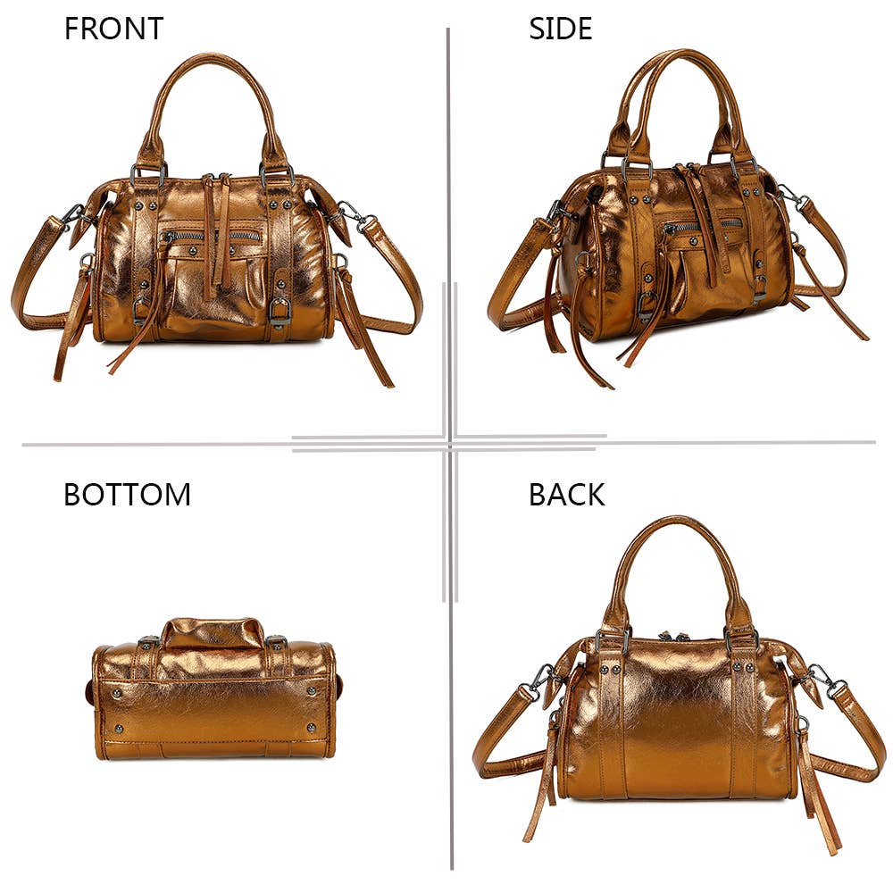 Gallantry - Wholesale Handtas met handvat - Dames - Skyla Metalen (R-1979)10