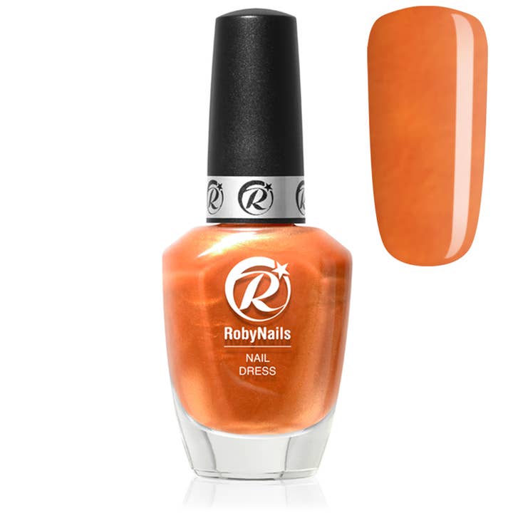 Neglelak Kjole Glitrende Orange for engroshandel hos Robynails S.r.l.