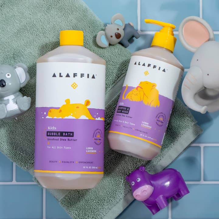 Alaffia - Wholesale Bubble Bath - Kids Bubble Bath - Lemon Lavender
