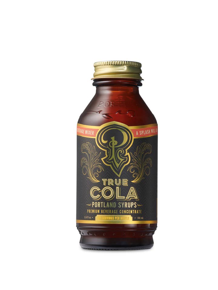 True Cola Syrup 3.4oz - cocktail / mocktail beverage mixer for wholesale by Portland Syrups