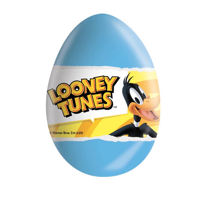 Candycat - Wholesale Chocolate Covered Sweets - Zaini - Ovo Chocolate Surprise - Looney Tunes - 24x20g