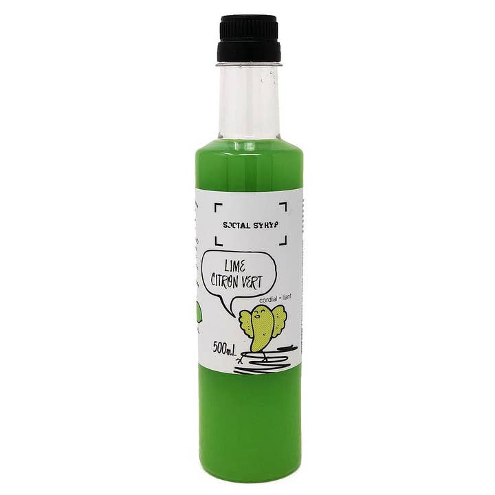 Lime Cordial Mixer 125ml Social Syryp for wholesale by Social Syryp
