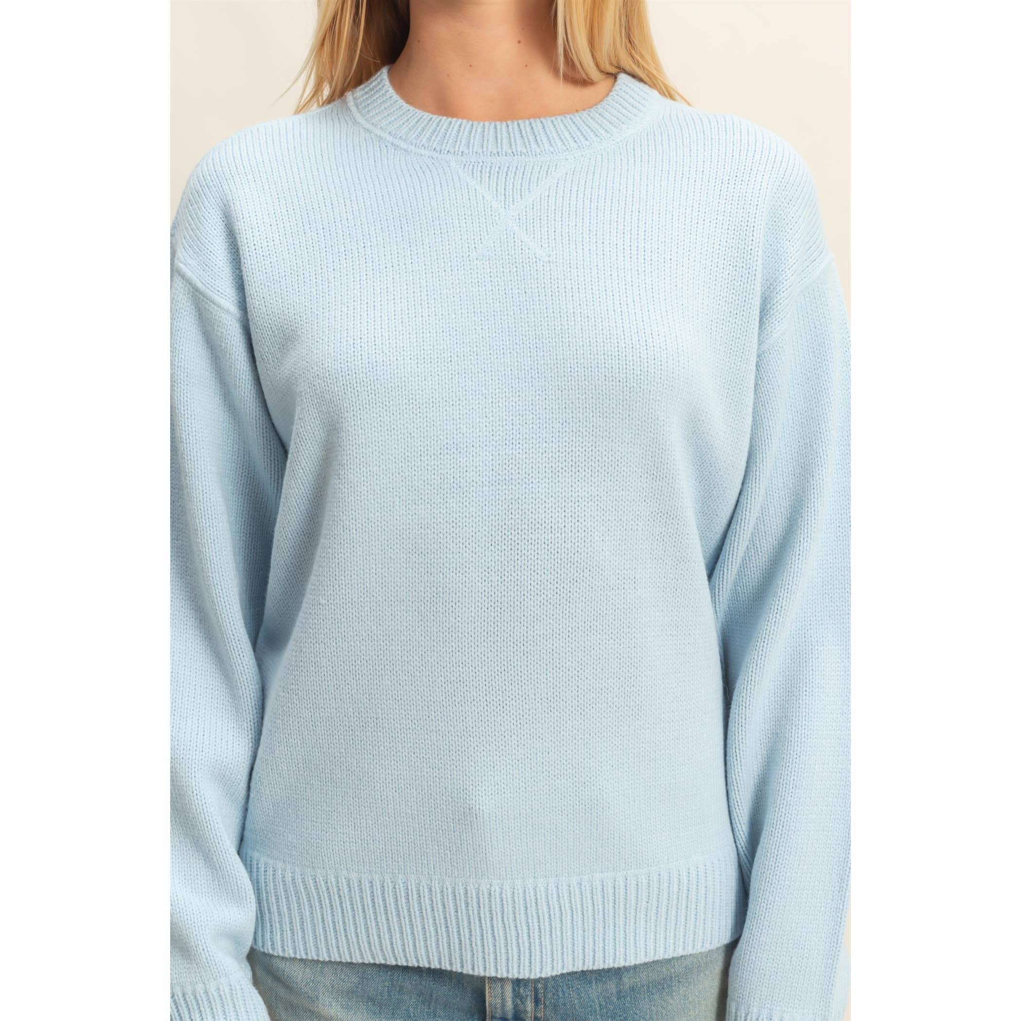 HYFVE - Wholesale Knit Sweater - Women's - Crew Neck Sweater17