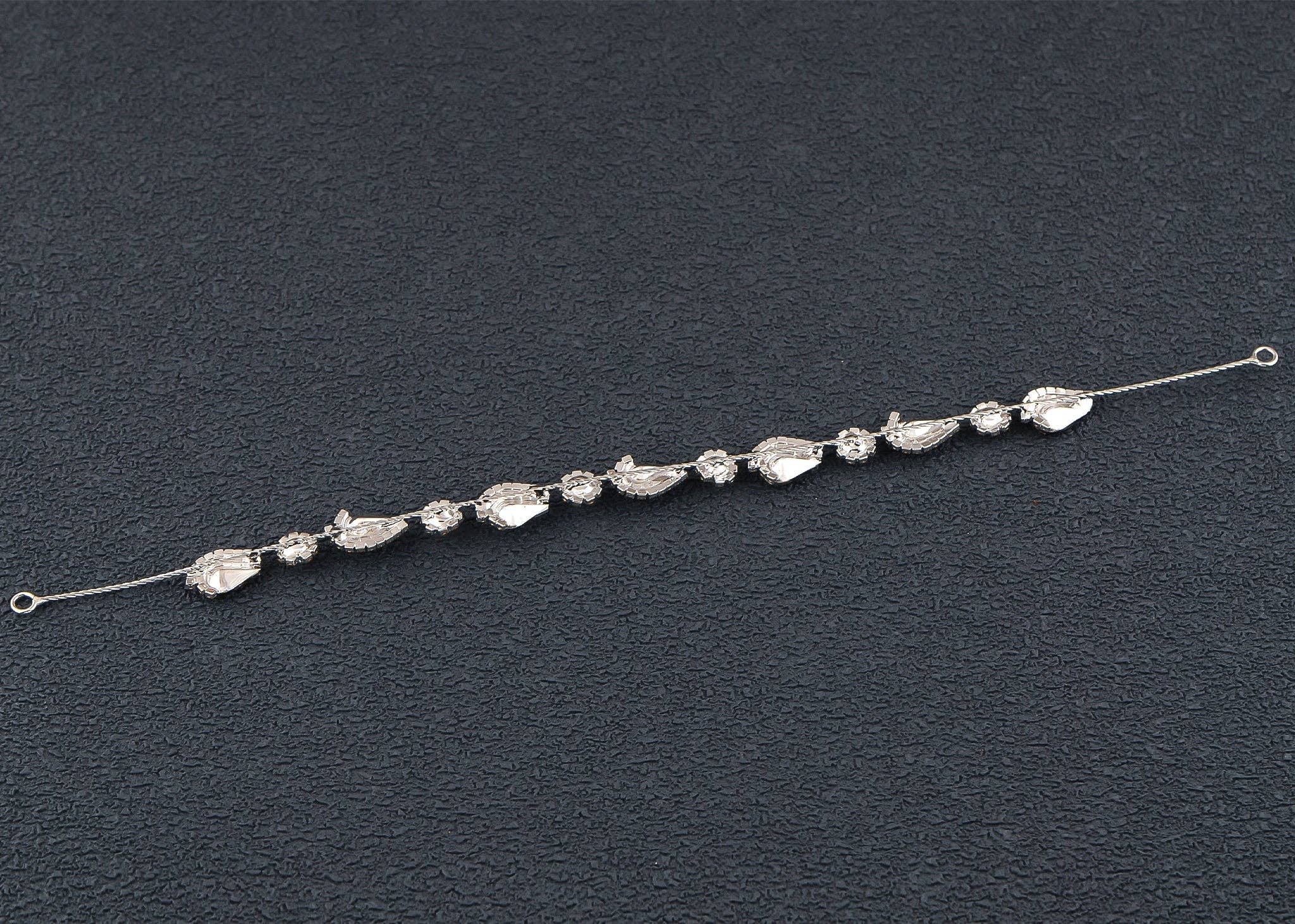 Plata Tiaras de Novia Plateadas Vid de Cabello de Cristal de Circonio de venta al por mayor en Faire1