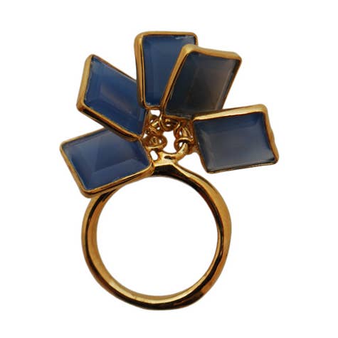 Anello multiplo quadrato, Coll. Numero dorato per la vendita all'ingrosso da parte di BenjaminMach