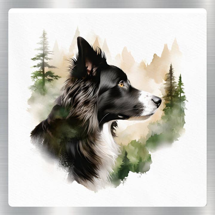 Sticker pour chien Border Collie pour la vente par GraffMerch.com