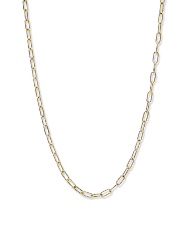 Medium Paper Clip Chain for wholesale by ANZIE