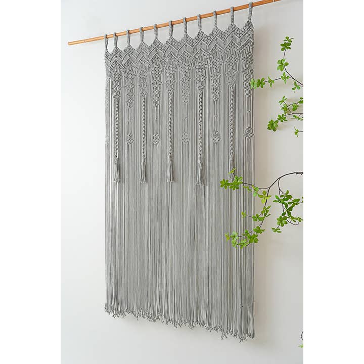BeanDaikon - Wholesale Curtain - Macrame Boho Tassel Curtain C167