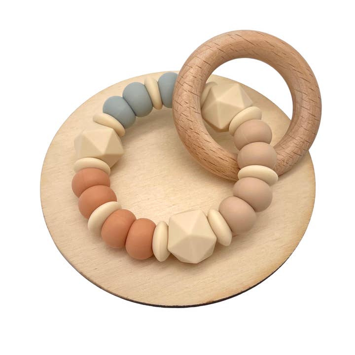 Geo Teether Clay for wholesale by Kaity Kiddo