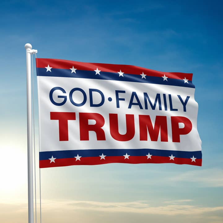 God Family Trump Flag - 2936 for wholesale by I Love My Freedom
