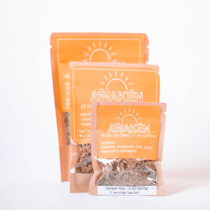 The Blue Yogi - Wholesale Loose tea - Awaken - All Day Herbal Blend- NO caffeine - Loose Teas1