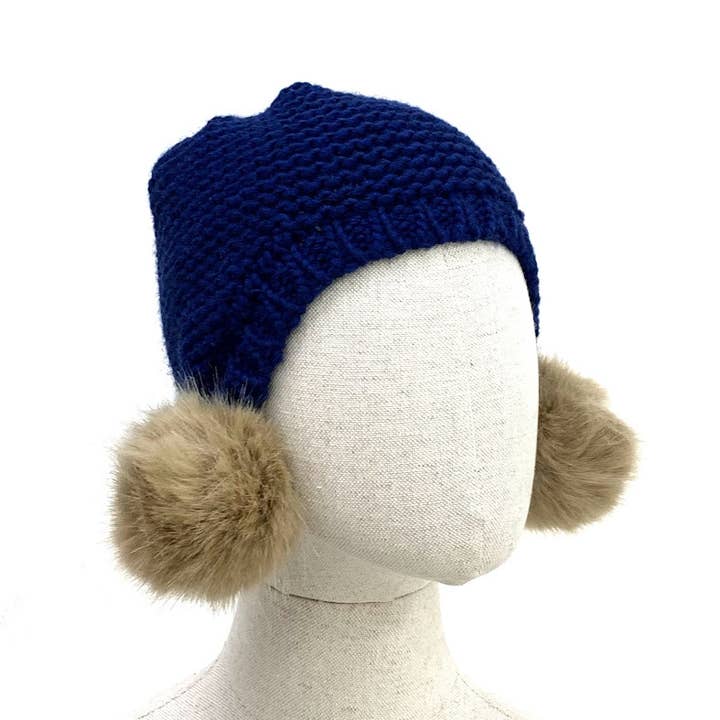 MILANO AMOUR - Wholesale Beanie - Women's - WINTER HAT CAPPELLO CUFFIA DOUBLE PON-PON1