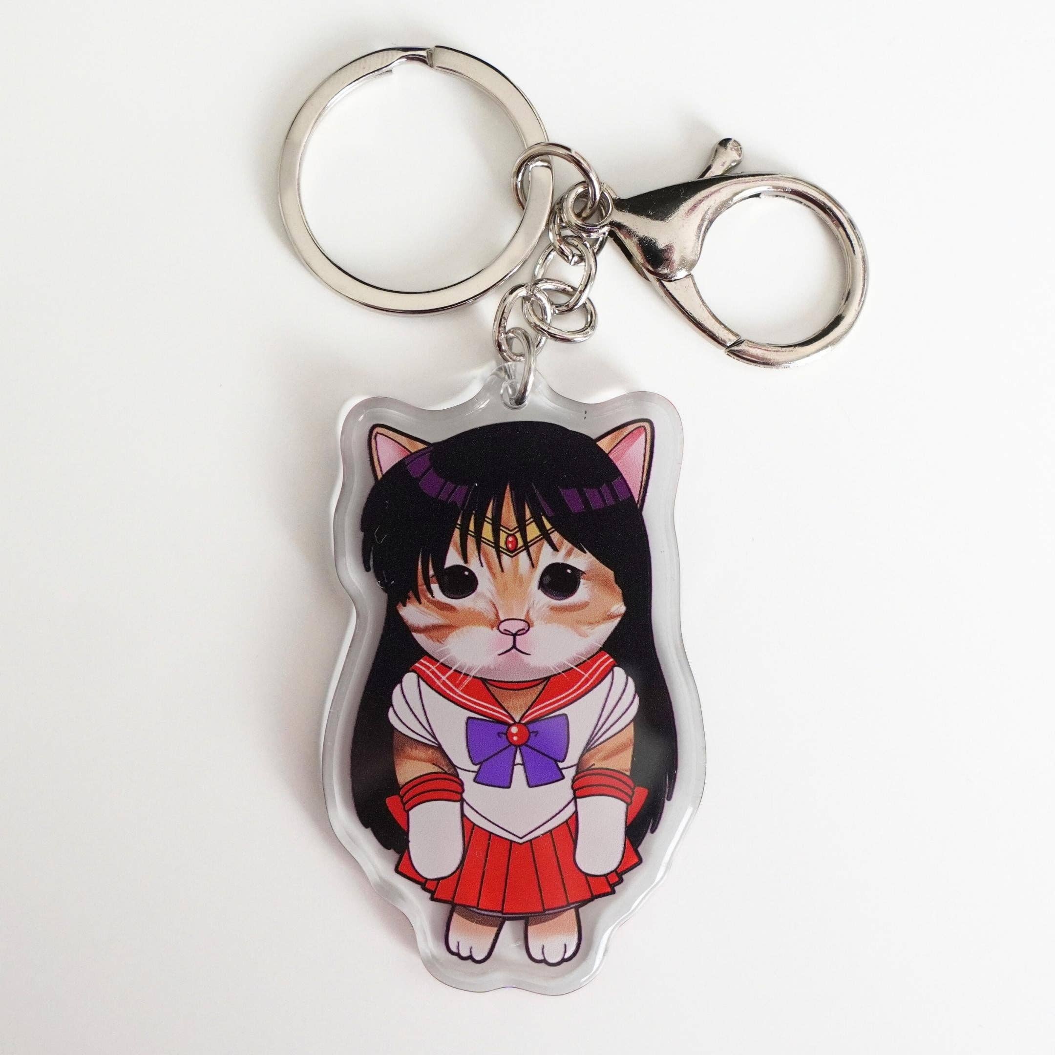 Strawberry Milk Shop - Wholesale Keychain - Unisex - Sailor Moon Cat Keychains2