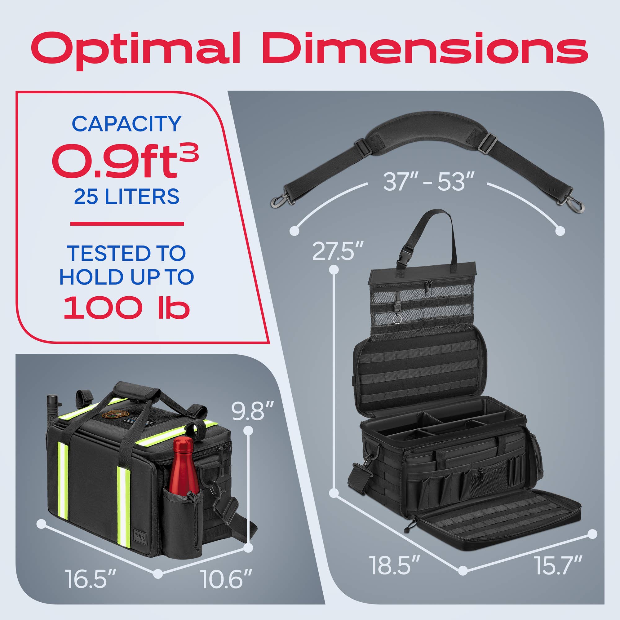 Gradzo - Vente Bacs de rangement - Organisateur de Siège de Patrouille – Organisateur Avant de Voiture2
