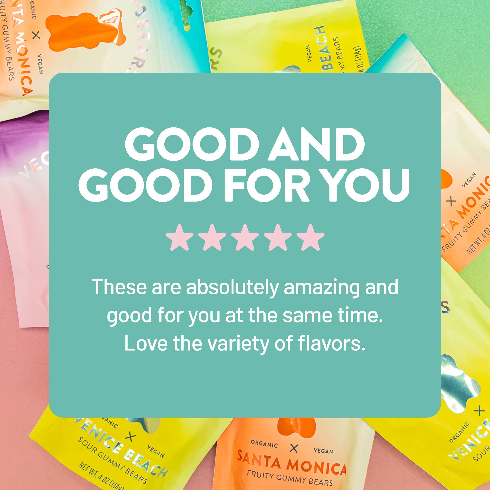 Candy People USA - Wholesale Gummy - Vegobears - Malibu 3.5oz. (10 Pack) Organic Gummy Bears8