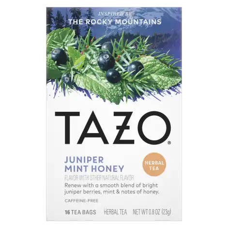 Lipton & TAZO - Wholesale Tea Bags - TAZO Juniper Mint Honey (16 ct)