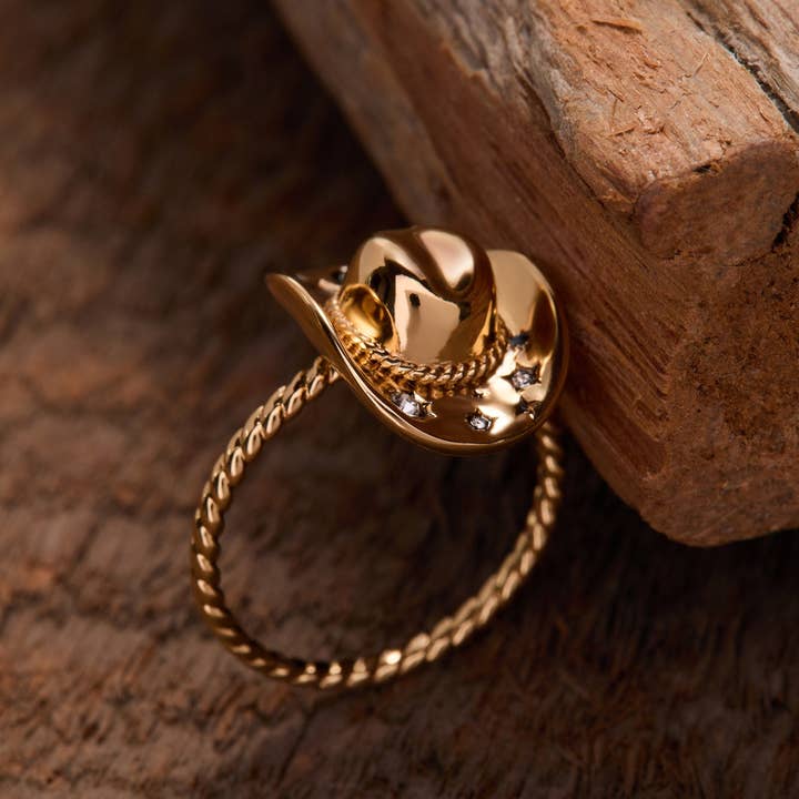 Alex and Ani - Wholesale Cocktail/Statement Ring - Cowgirl Hat Ring5