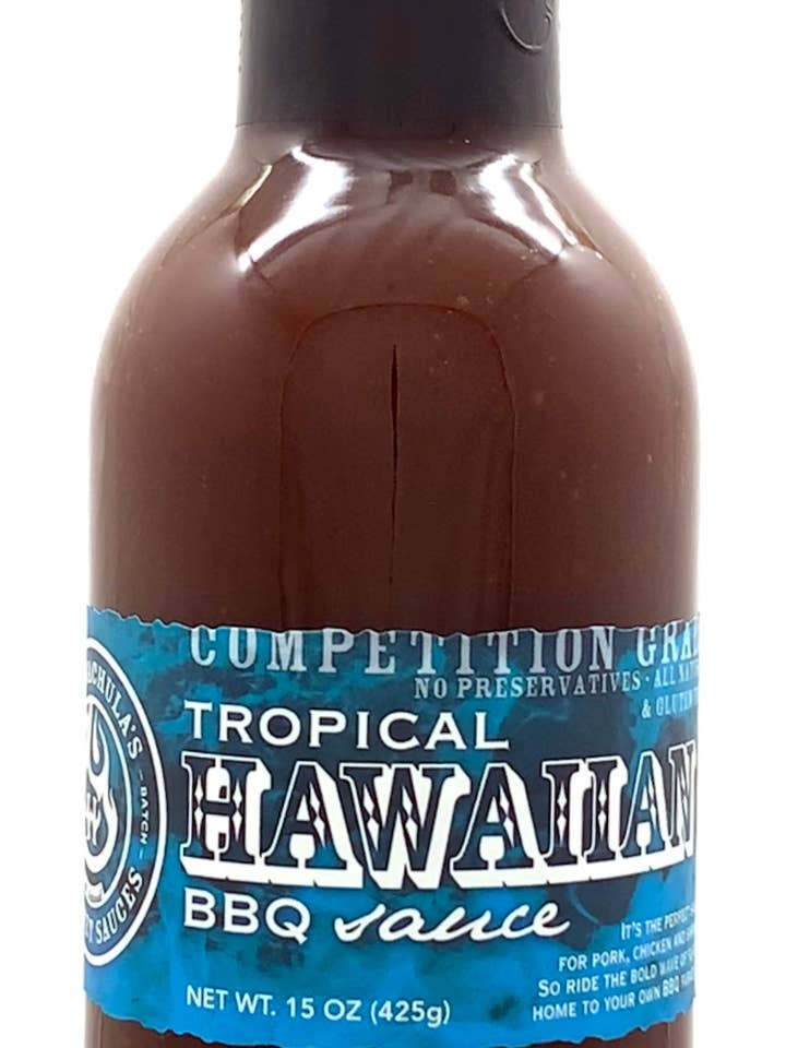 Tropical Hawaiian BBQ Sauce for wholesale by Hot Wachula's