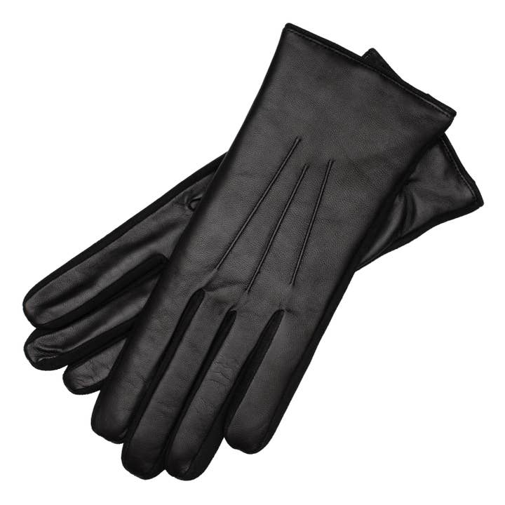 1861 Glove Manufactory - Wholesale Gloves - Women's - Sassari Black Leather Gloves