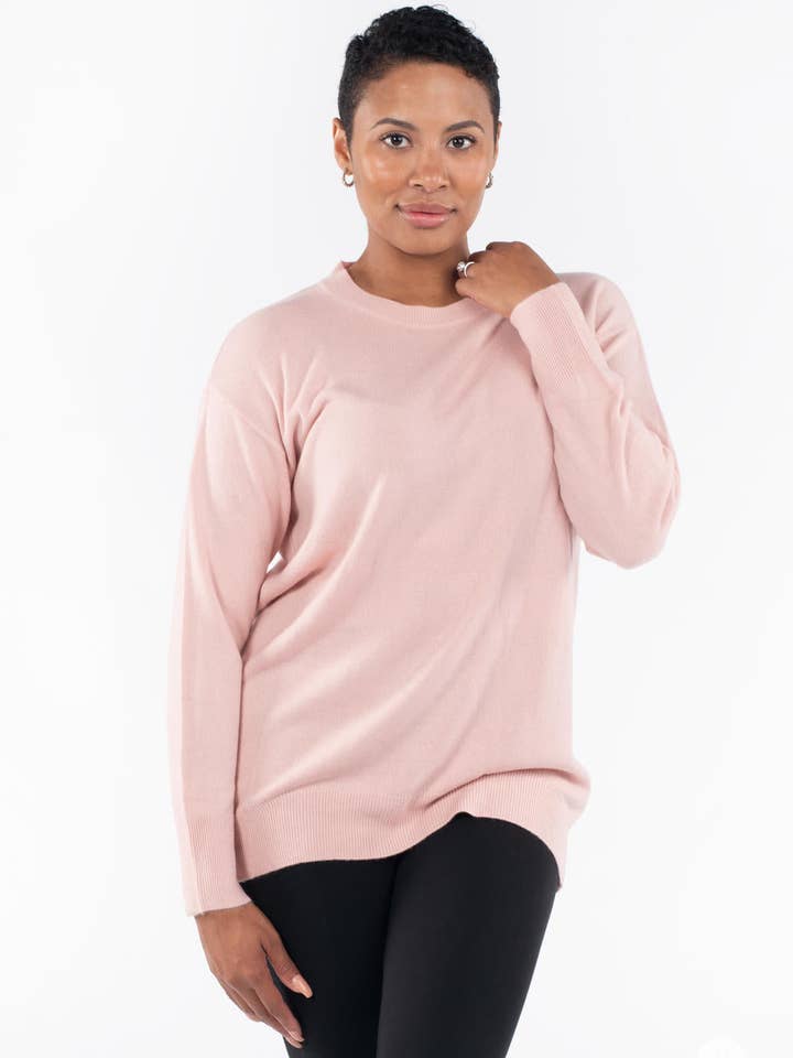 Soft Knit Crew Neck Sweater for wholesale by SweetLegs Clothing Inc