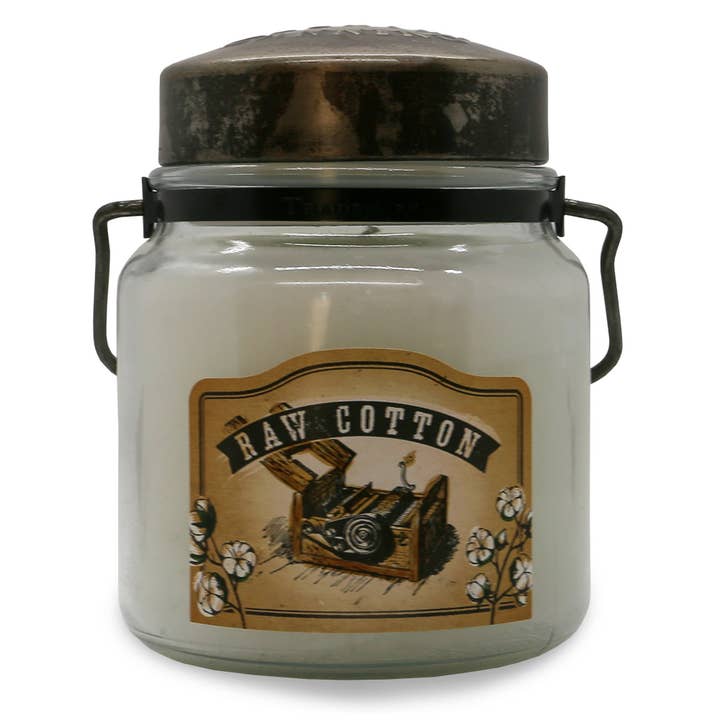 McCall's Candles - Wholesale Jar/Filled Candle - Classic Jar Candle-16oz-Raw Cotton