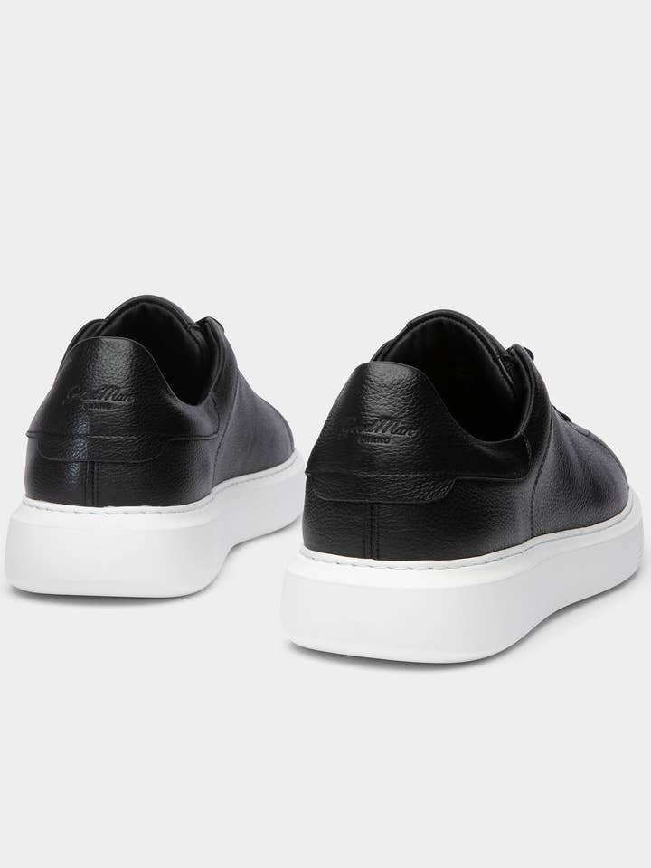 Black Legend London Sneaker | Responsible Pebbled Leather for wholesale on Faire5