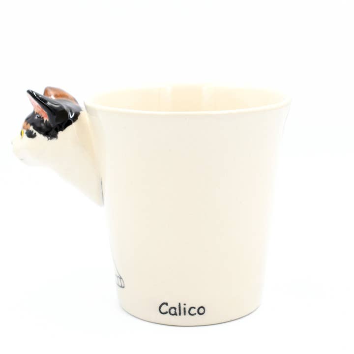 Art Floral Trading LLC - Wholesale Coffee Mug - MUG129 Calico cat mug 10 oz