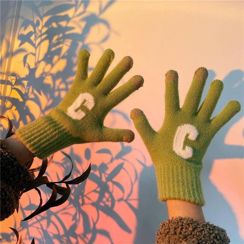 FurDecoration - Wholesale Gloves - Kids - Kids Finger Touchscreen Knitted Gloves1
