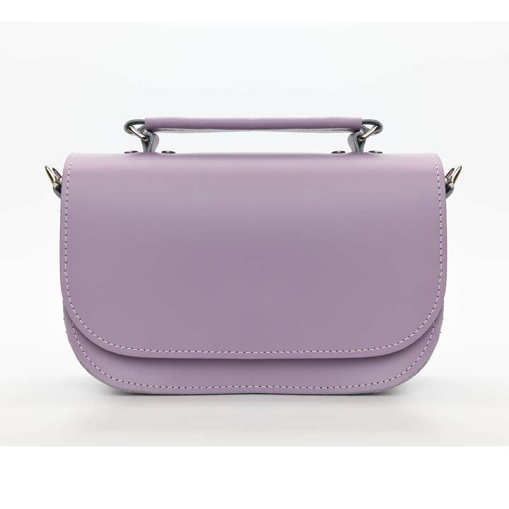 Aura Handmade Leather Bag - Pastel Violet for wholesale by Zatchels
