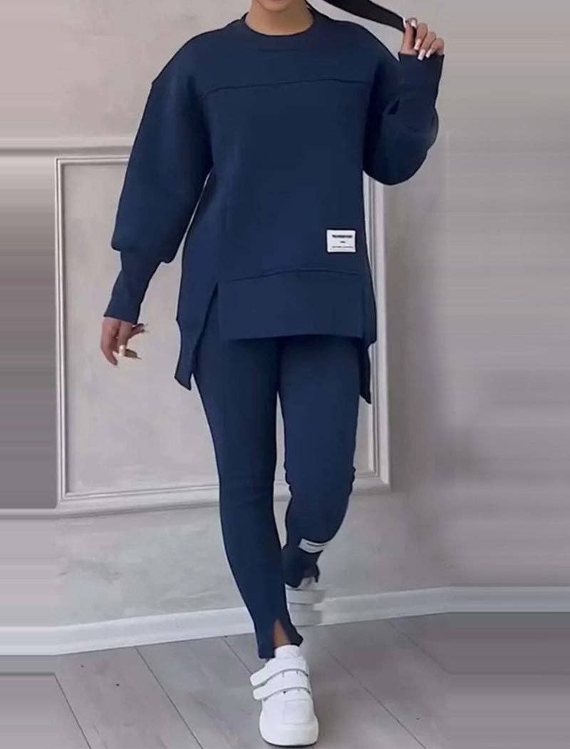 AZSHOP Trading LLC - Wholesale Lounge Set - Women's - Oversized Top and Leggings Set3