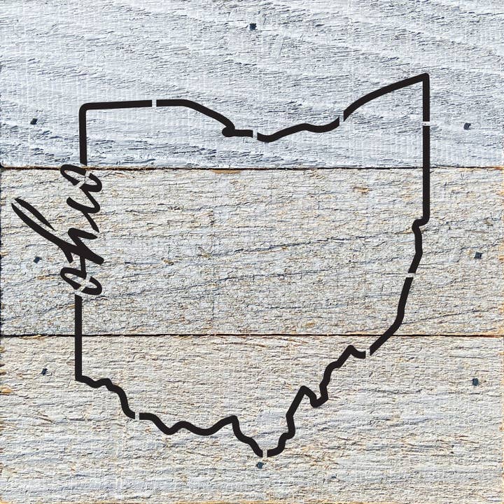 Second Nature by Hand - Vente Pancarte - État personnalisé avec mots de script, panneau en bois de 6 po x 6 po1