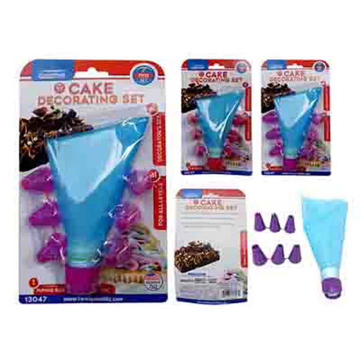 Kit per Decorazione Torte in Silicone – 7 Pezzi per la vendita all'ingrosso da parte di Deluxe Import Trading