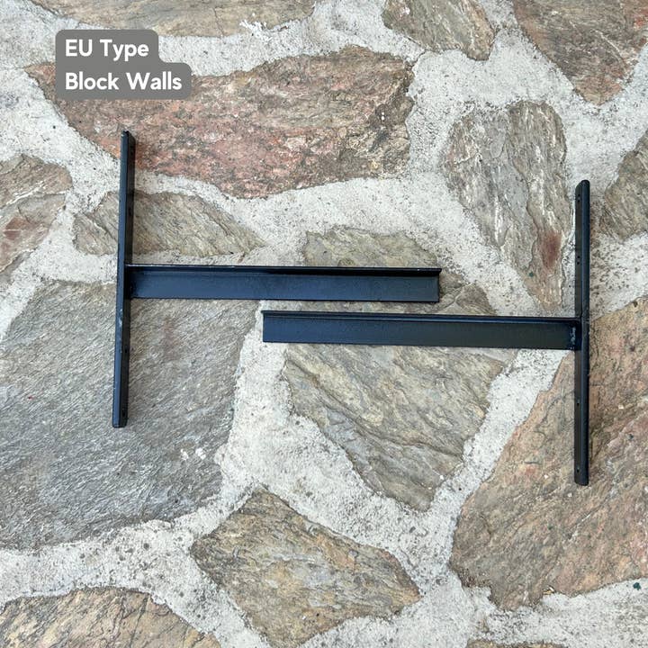 Arbon Marble - Vente Étagères murales - Supports en acier pour éviers muraux en marbre, supports de vanité flottants, support de montage mural, supports muraux pour console de lavabo5