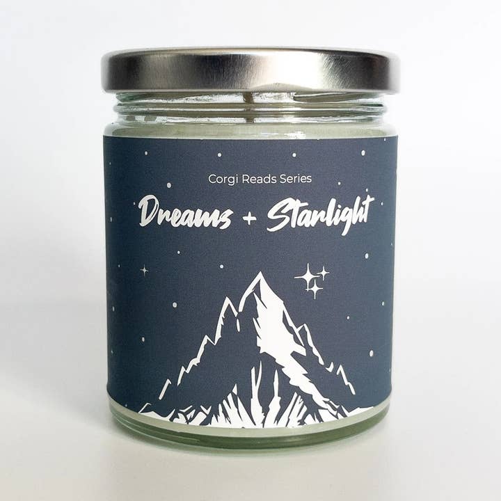 Book Lover Candle | Inspired by Book | Dreams + Starlight for wholesale by Tilly + Reggie