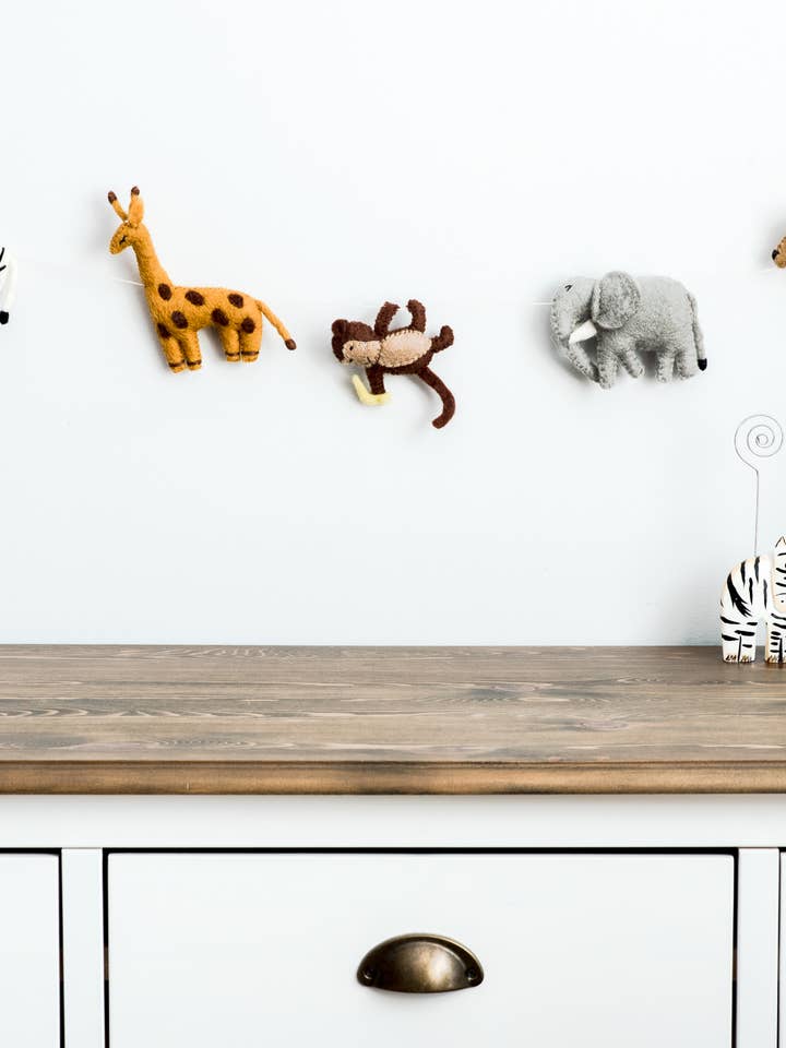 Guirnalda Safari / Decoración de Habitación Infantil / Fiesta Temática de la Selva para venta al por mayor de Nivas