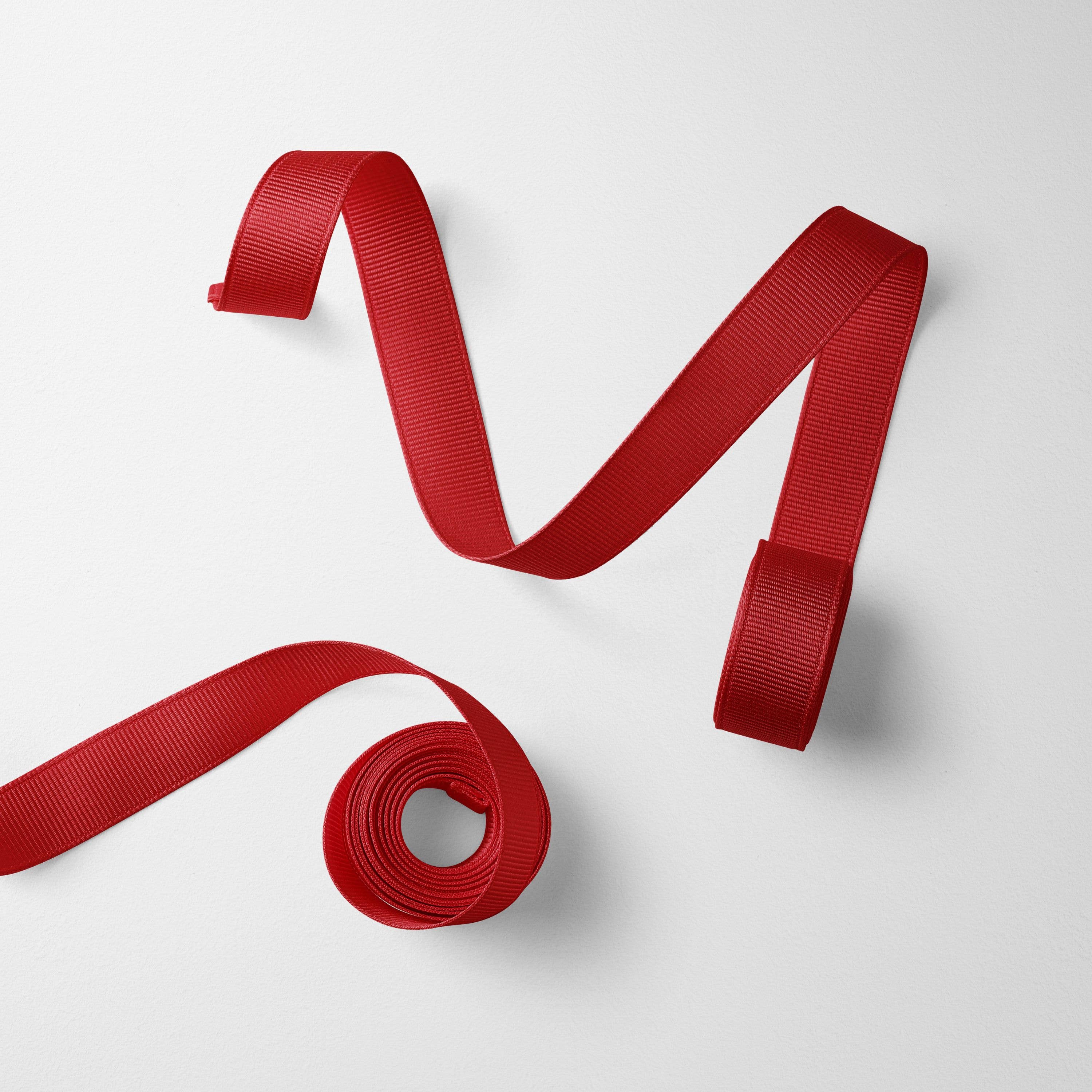 BICO PAPIER – fita para embrulhar presentes por atacado – Embrulho de Presente com Fita | Rolo de Fita de Gorgorão | VERMELHO | 3M0